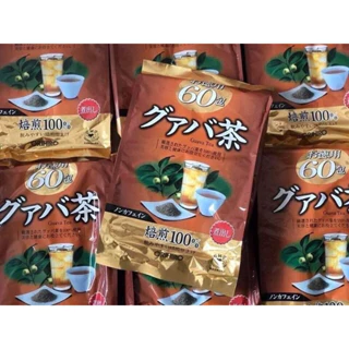 Trà ổi giảm cân Orihiro Nhật Bản, trà lá ổi Orihiro Guava Tea hỗ trợ giảm mỡ thừa cải thiện tiêu hóa 60 túi