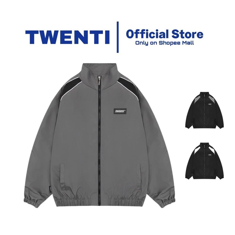 Áo Khoác Dù TWENTI Viền Phản Quang Năng Động hàng chuẩn form siêu xịn xò 2 lớp dày dặn COOL STORE 909