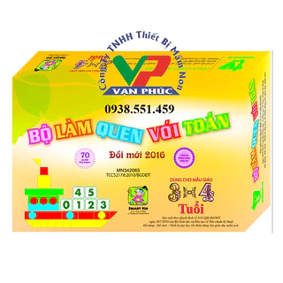 Bộ Làm Quen Với Toán 3-4 Tuổi