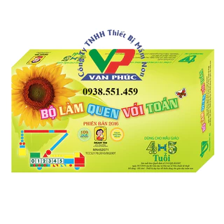 Bộ Làm Quen Với Toán 4-5 Tuổi