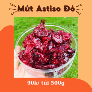 500G Mứt HIBICUS (atiso đỏ/ hồng/ lạc thần ( giòn,ít ngọt,đỏ đậm)- ĐẶC SẢN ĐÀ LẠT