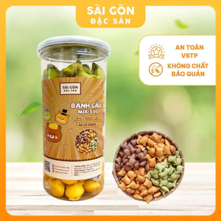 Bánh gấu nhân kem mix 3 vị Thiên Hồng Loại Đặc Biệt Ngon 420g Đồ Ăn Vặt Sài Gòn Đặc Sản