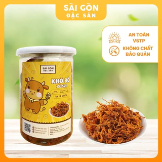 Khô bò xé sợi 300g loại đặc biệt ngon Đồ Ăn Vặt Sài Gòn Đặc Sản