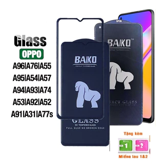 cường lực baiko oppo A1K,A3S,F7,F9,F11,F11PRO,A52,A53,A54,A55,A57,A93,A94