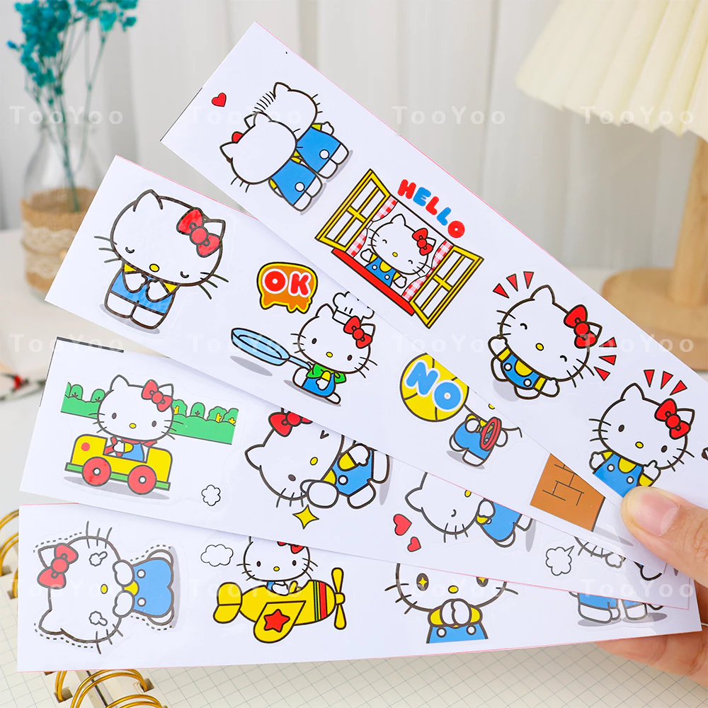 Set 24 sticker Hello Kitty dễ thương cute TooYoo BK00133