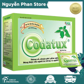 Kẹo ngậm CODATUX  không đường - Hộp 200 viên