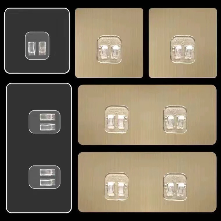 Combo 5-10 Miếng Dán Thay Thế Kệ Góc Inox 304 Dán Tường Nhà Tắm, Nhà Bếp Tiện Lợi