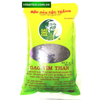 Gạo ST Ông Cua Tím Than 2kg - tốt cho cơ thể