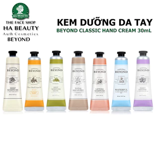 Kem dưỡng da tay Cấp ẩm giúp làm mềm mượt Tăng độ đàn hồi sáng mịn màng Beyond Classic Hand Cream 30ml Hàn Quốc