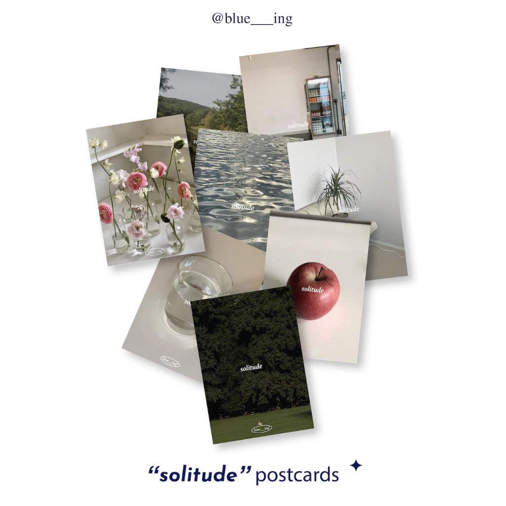 [solitude] postcard set | set poscard trang trí phòng