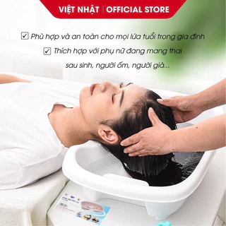 CHẬU GỘI ĐẦU TẠI GIƯỜNG CHO NGƯỜI GIÀ, MẸ SAU SINH, THAU GỘI ĐẦU CAO CẤP (Ms 210)