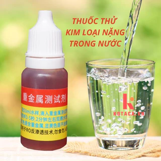 Dung Dịch Thử Kim Loại Nặng Trong Nước Dạng Lọ 10ml Kiểm Tra Độ Tinh Khiết Nước Sinh Hoạt