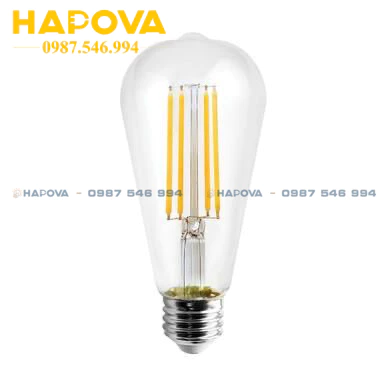 Bóng đèn led Edison HAPOVA SIVIA ST64 công suất 4W kiểu dáng Vintage