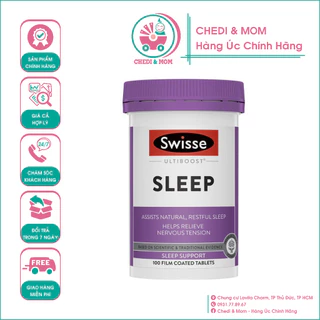 Viên Uống SLEEP SWISSE  Hỗ trợ giấc ngủ ngon 100 viên Úc Chính Hãng