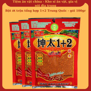 Bột ớt 1+2/ Bột ớt trộn tổng hợp 1+2 gói 100gr