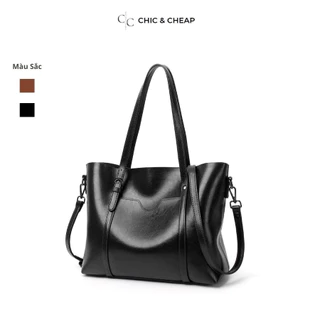 Túi xách nữ công sở CHIC & CHEAP -DERMO M4  thời trang đưng vừa tờ A4
