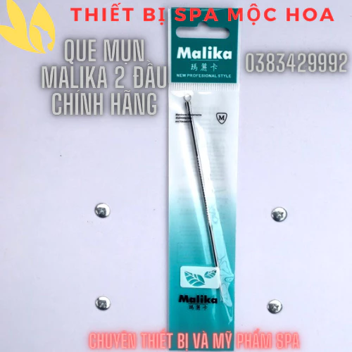 Que Nặn Mụn Malika, Kim Nặn Mụn Cây Lấy Mụn Cao Cấp 2 Đầu Chính Hãng Không Gỉ Sét Dụng Cụ Chăm Sóc Da Mặt