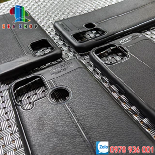 Ốp lưng Oppo A53, A54, A55, A59, A73, A74, A76 2020 nhựa dẻo - Vân da (A) - Chống sốc