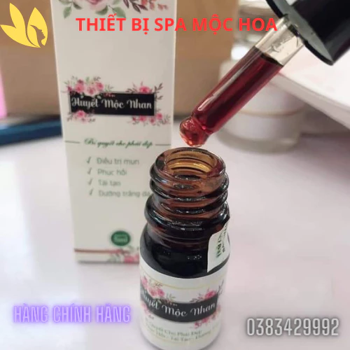 Serum Mụn Huyết Mộc Nhan, Tinh Chất Mụn Cao Lá Nam Đen Đặc Chăm Sóc Da Mặt Handmade Giảm Mụn Mủ Viêm