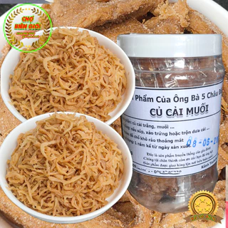 Củ Cải Muối Sóc Trăng Dạng Sợi Nguyên Liệu Nấu Súp Thơm Và Ngọt Nước Hủ 500gr