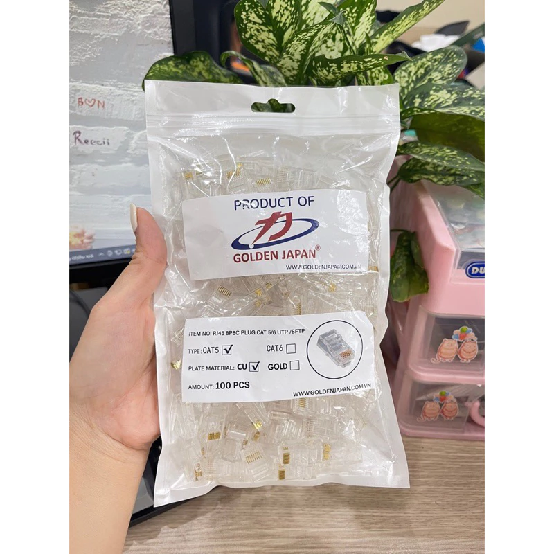 HẠT MẠNG CAT 5 GOLDEN JAPAN HÀNG ĐẸP