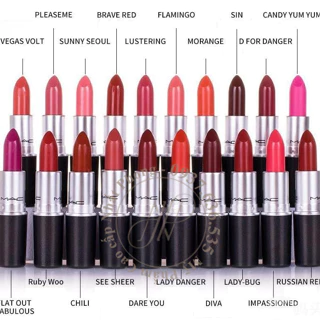 [HÀNG CÔNG TY] Son thỏi MAC Matte/Retro Matte/Satin/Power Kiss/Matte fullsize 3g