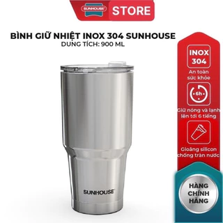 Bình giữ nhiệt inox 304 900ML SUNHOUSE KS-TU900I