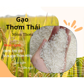 5KG Gạo Thơm Thái - Gạo Thơm Dẻo - Gạo Ngon Đậm Vị - Bena Organic