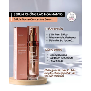 Tinh chất chống lão hóa MANYO BIFIDA BIOME CONCENTRATE SERUM