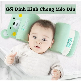 Gối Định Hình Cho Bé , Gối Chống Bẹt Đầu Cho Trẻ Sơ Sinh