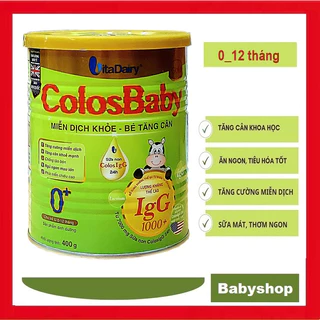 [Quét mã tích xu] Sữa Colosbaby gold 0+ 1+ 400g [Date 2025]