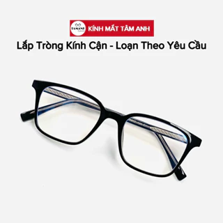 Gọng kính mắt vuông 7110, gọng có cốt chắc chắn - [ Kính mắt Tâm Anh- nhận cắt mắt cận , viễn, loạn theo yêu cầu]