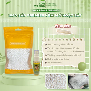 [Combo 100G sáp+mỡ] Sáp siêu bám lông Hard Wax Beans + Mỡ trăn dưỡng da 30ml