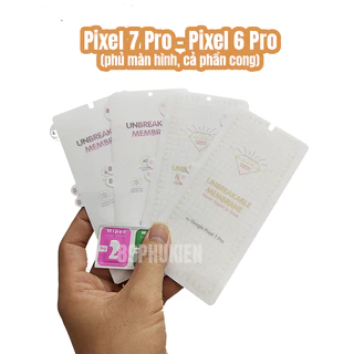 Dán dẻo PPF chống xước màn hình Pixel 6 Pro, Pixel 7 Pro (full màn hình, tặng giấy lau)