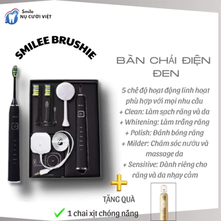 [Phiên Bản Giới Hạn]Bàn Chải Điện,Bàn Chải Đánh Răng Điện Brushie Của Smilee,Vệ Sinh Răng Miệng Tích Hợp Máy Rữa Mặt