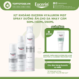 Xịt khoáng dưỡng ẩm cho da nhạy cảm Eucerin Hyaluron Mist Spray 50ml/150ml