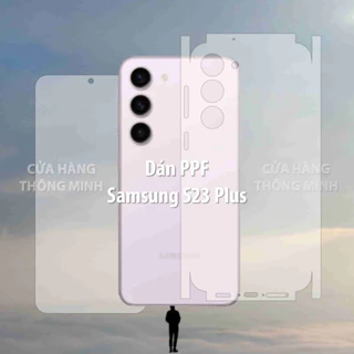 Tấm dán Samsung S23/S23 Plus 5G dán PPF mặt trước/dán mặt sau/dán màn hình/dán mặt lưng Full viền chuẩn