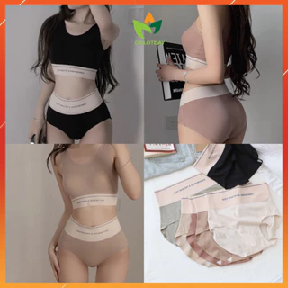 Quần Lót Nữ Su Lụa Băng Không Đường May - Quần Chip Nữ Tàng Hình Cạp Chữ Siêu Sexy CHIPNU05