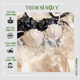 Áo Bra Corset Ren Hoa Có Gọng Đệm Mút Mỏng Quyến Rũ Sang Trọng-Trùm Sỉ Nội Y 899