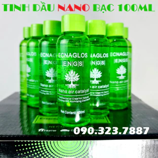 Dung dịch Nano bạc Ecnaglos |E|N|G|S|   cho máy phun khói khử khuẩn(chai 100ml)