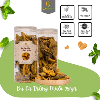 🐠🐠 DA CÁ LẮC TRỨNG MUỐI -  250G , Đồ Ăn Vặt Việt Nam, An Toàn Vệ Sinh Thực Phẩm