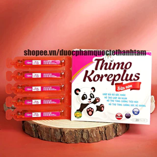 Siro ăn ngon THIMO KOEREA PLUS bổ sung sữa non, vitamin giúp bé tăng sức đề kháng, hấp thu tốt, tăng cân- Hộp 20 ống