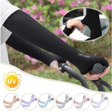 Găng tay chống nắng dài xỏ ngón,ống tay chống nắng ngoài trời chống tia UV,bao tay chống nắng thoáng khí cõ giãn cao