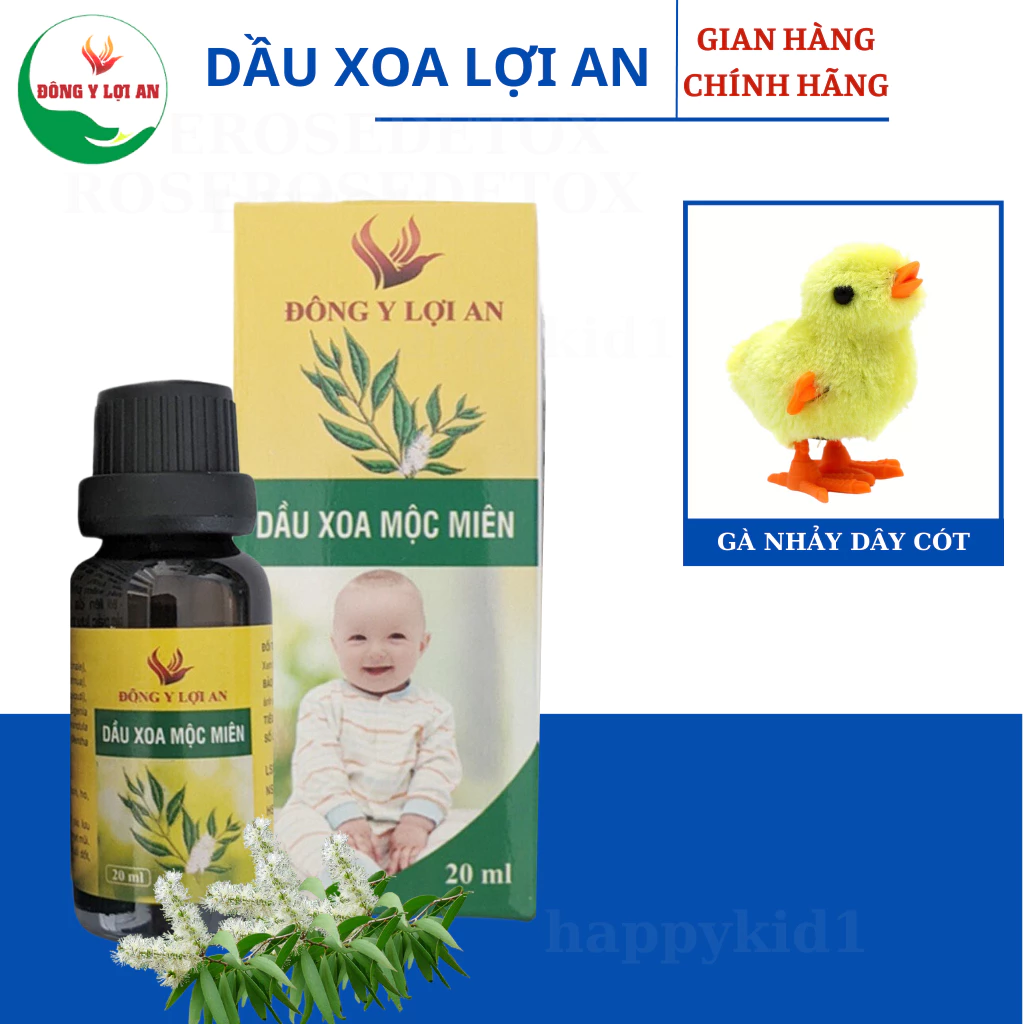 [HÀNG CHUẨN] Dầu Xoa Mộc Miên Lợi An Bôi Ho Khò Khè