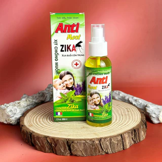 Xịt chống muỗi ZIKA xua đuổi côn trùng, tránh muỗi đốt – Hộp 1 chai 99ml