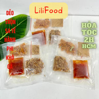 [SIÊU PHẨM BÁNH BỊCH] Bánh Dẻo Trộn Sa Tế Hành Phi Khô Gà Siêu Ngon-Lilifood
