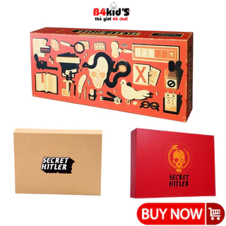 Trò chơi board game Secret Hitler, Bí mật Hitler, Truy tìm Hitler phiên bản cao cấp đầy đủ  B4KIDS