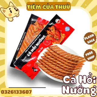 Bịch 30 Gói Cá Hồi Nướng, Snack Cay Cay Xé Miếng Nội Địa, Diamond đồ ăn vặt, que cay