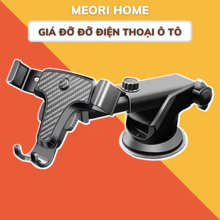 Giá đỡ điện thoại trên ô tô gắn taplo cửa gió điều hòa cửa kính xoay 360 độ chắc chắn cao cấp Meorihome