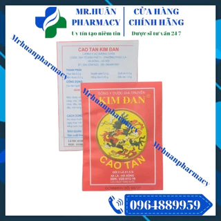 Cao Tan Kim Đan - Cao dán giúp cải thiện tình trạng quai bị, mụn nhọt, sưng đau